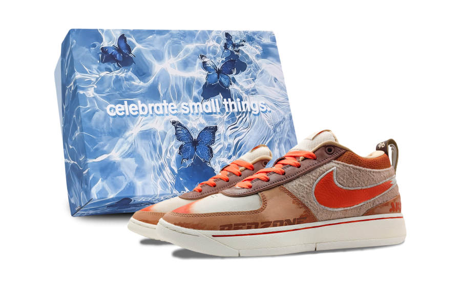 Nike Nike Book 1 Cushioning Slip Resistant Abrasion Resistant Breathable Low top Basketball Shoes Men's Orange Brown