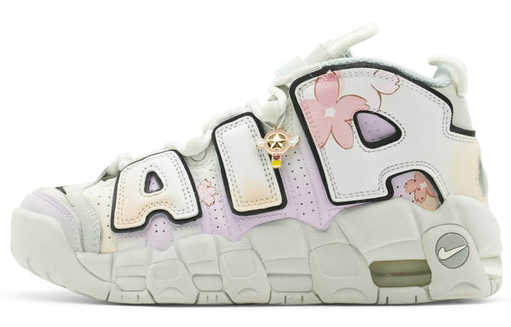 Nike Nike Air More Uptempo Vintage Basketball Shoes Women's Mid Top Yellow