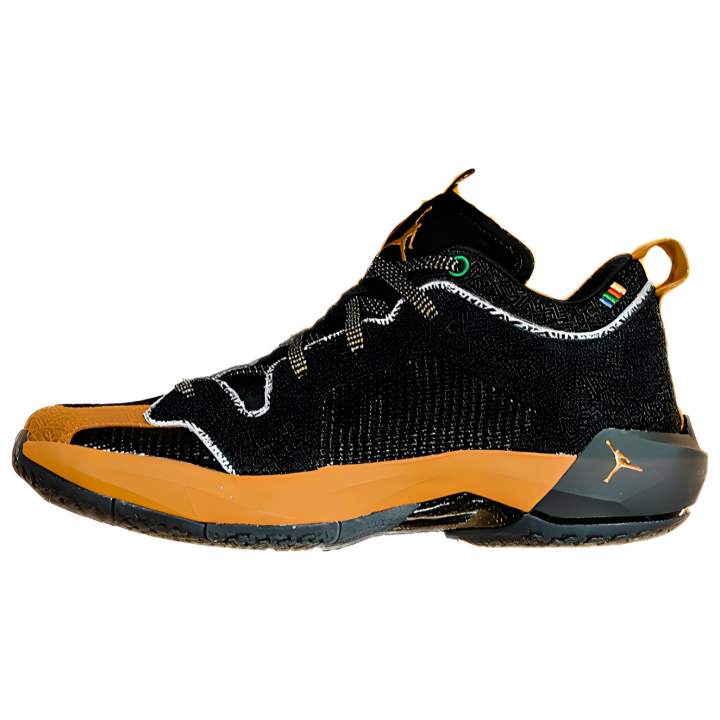 Jordan Jordan Air Jordan 37 Basketball Shoes Men's Mid Top Black Yellow