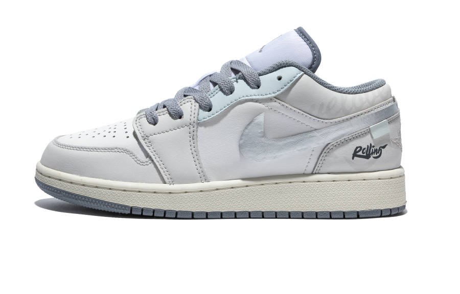 Jordan Jordan Air Jordan 1 Ice Blue Maris Sal Slip Resistant Abrasion Resistant Slip Resistant Abrasion Resistant Low top