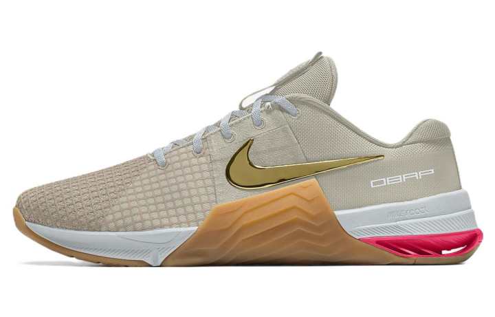 Nike Nike Metcon 8 Slip Resistant Abrasion Resistant Low top Training Shoes Men's Beige