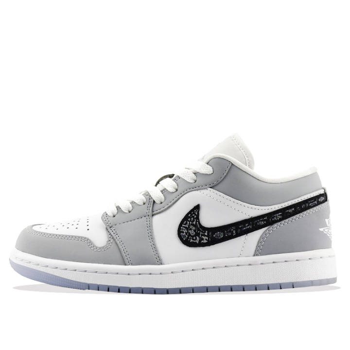 Jordan Jordan Air Jordan 1 Low 'Wolf Grey' Submerged Anchor Cushioning Slip Resistant Abrasion Resistant