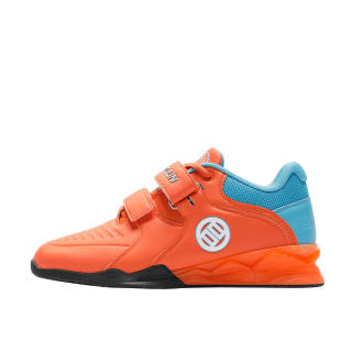 LUXIAOJUN Cushioning Support Balance Mid top Training Shoes Unisex Orange