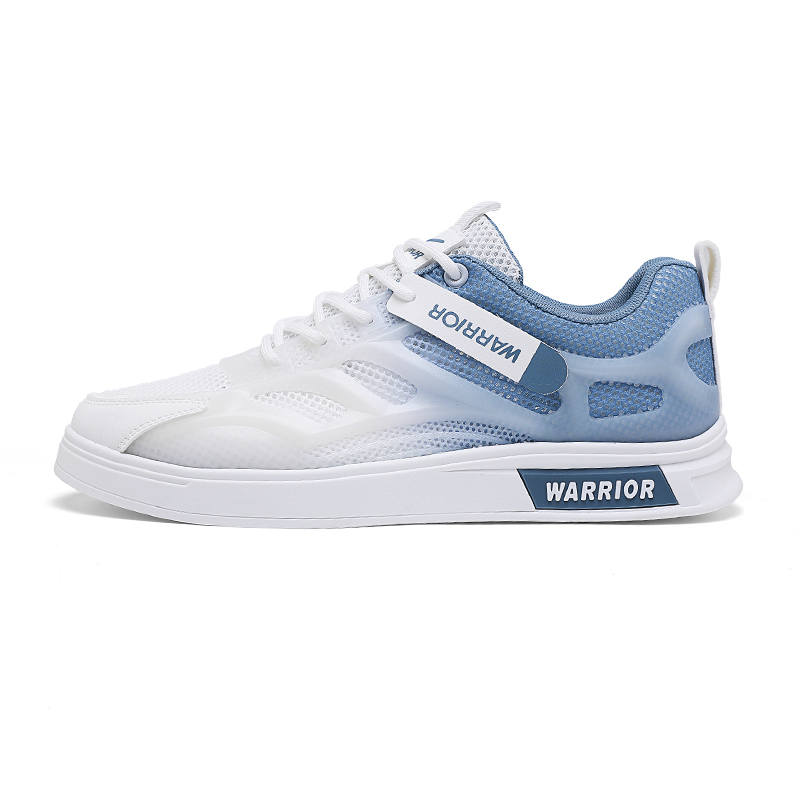 WARRIOR Warrior Low top Skateboard Shoes Men's White Light Blue
