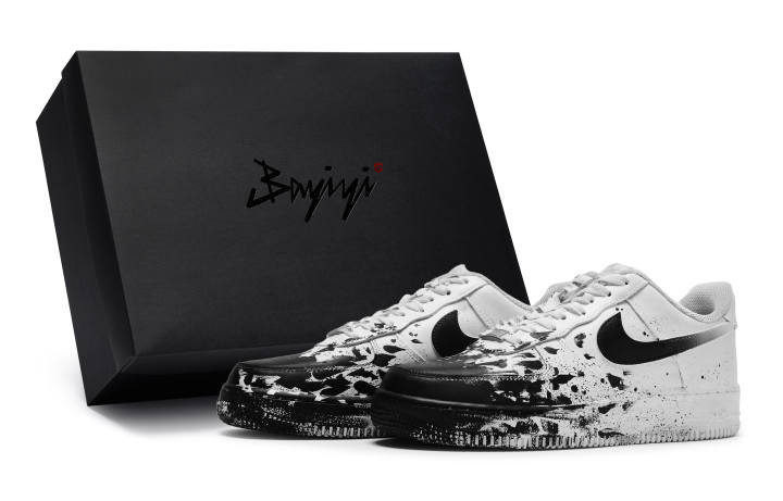 Nike Nike Air Force 1 811 Manufacturing, Industrial Site, Special Shoe Box Low top Skateboard Shoes Men's White Black