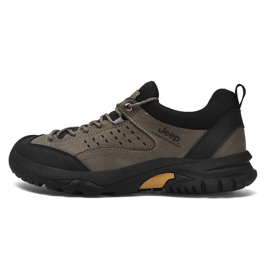 Jeep Mountaineering & Hiking Shoes Men's Low Top Brown/Khaki/Black