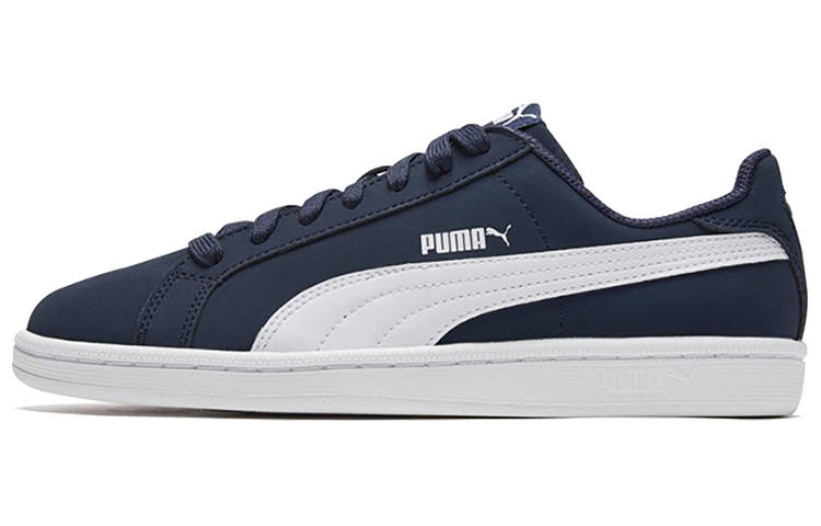PUMA Smash Buck Comfortable Abrasion Resistant Lightweight Low top Skateboard Shoes Unisex Blue White