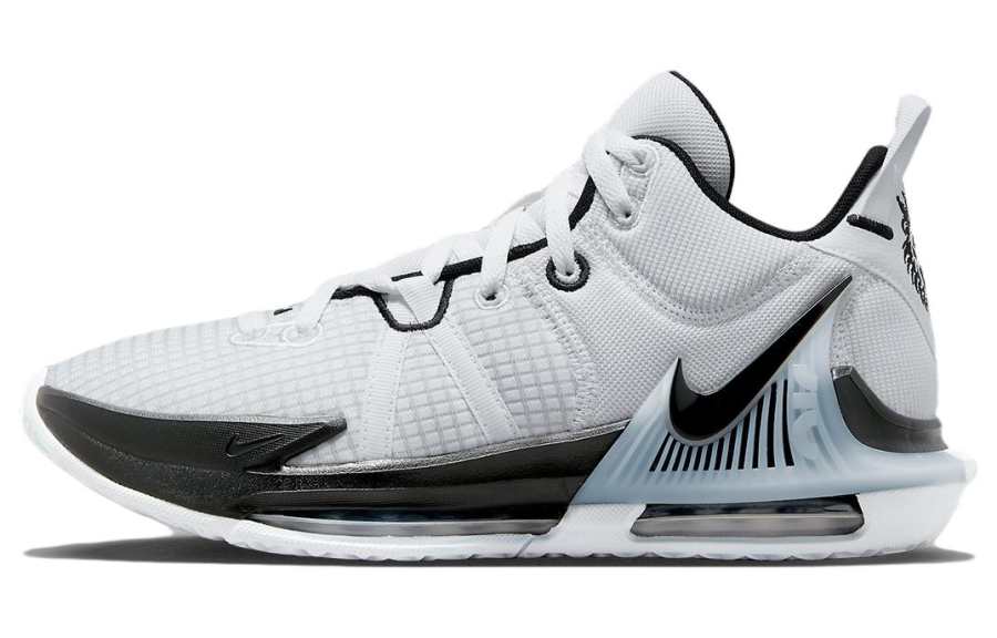 Nike Nike Witness 7 Abrasion Resistant Abrasion Resistant Low top Basketball Shoes Unisex White Black
