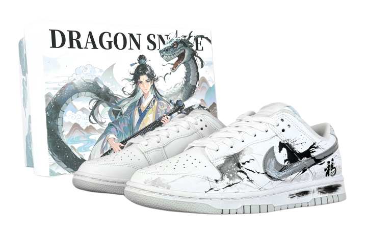 Nike Nike Dunk Sea Salt Bubbles, White Xuan Jumping Horse, Special Packaging Abrasion Resistant Low top Skateboard Shoes