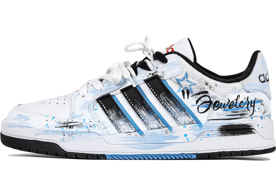 Adidas Neo Entrap Star Island Sea, Graffiti, Vintage, Hand Drawn Abrasion Resistant Low top Skateboard Shoes Unisex