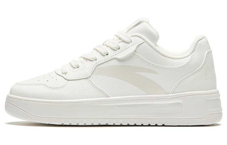 Anta Relaxed Lightweight Height Increasing Low top Skateboard Shoes Women's White