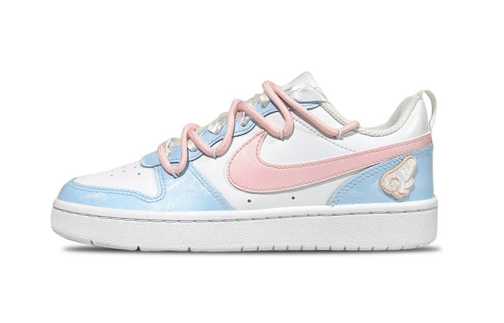 Nike Nike Court Borough Low 2 Low top Skateboard Shoes GS White