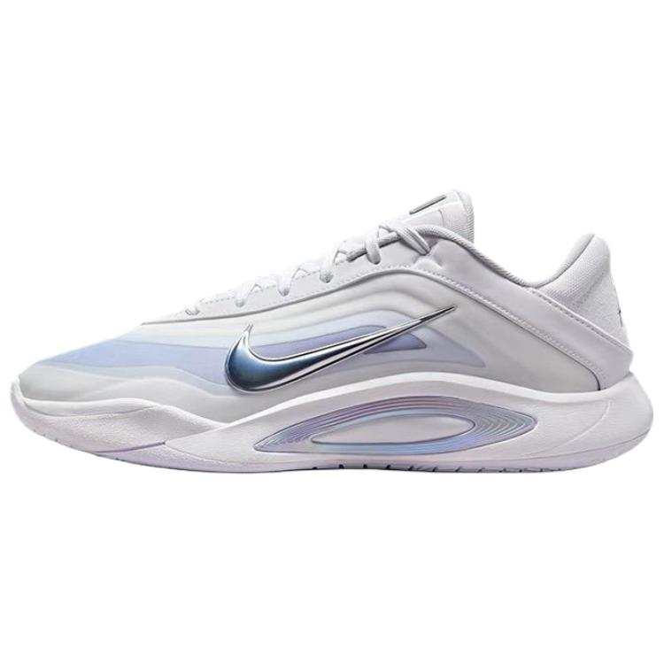 Nike Nike A'One Low top Basketball Shoes Unisex White Blue