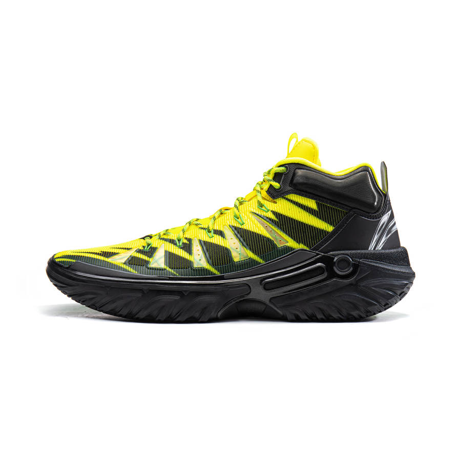 Li-Ning Li Ning Jie Ao 2High Basketball Shoes Men's High Top Yellow Black