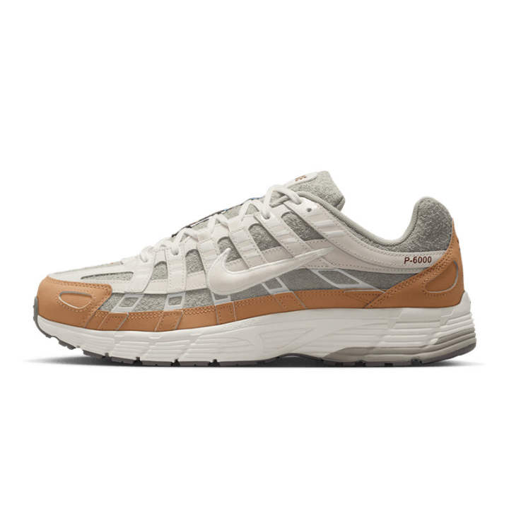 Nike Nike P 6000 Breathable Low top Long Distance Running Shoes Men's Gray Brown