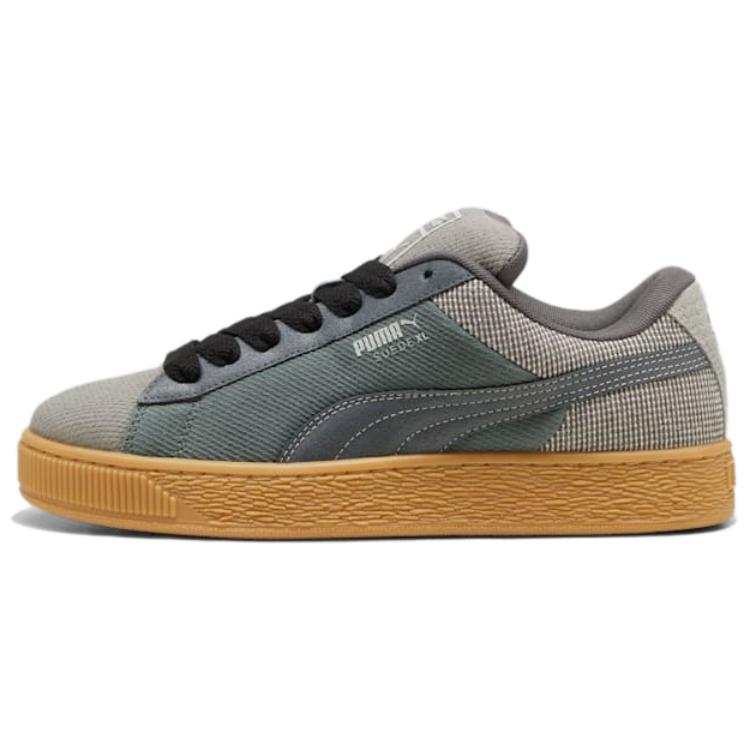 PUMA Suede XL Abrasion Resistant Abrasion Resistant Low top Skateboard Shoes Unisex Gray