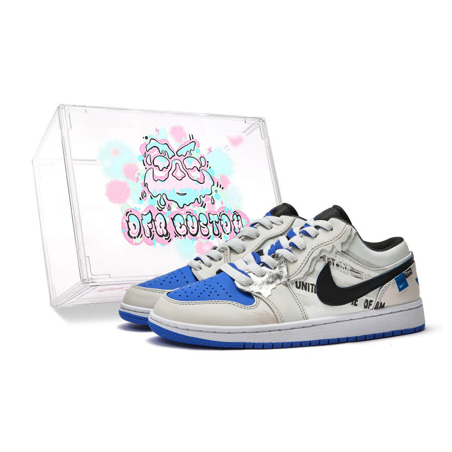 Jordan Jordan Air Jordan 1 Slip Resistant Breathable Moisture Wicking Slip Resistant, Breathable, Moisture Wicking Low top