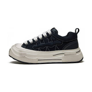 SHOOT BRAND Reprise Slip Resistant Abrasion Resistant Low top Canvas Shoes Unisex Black
