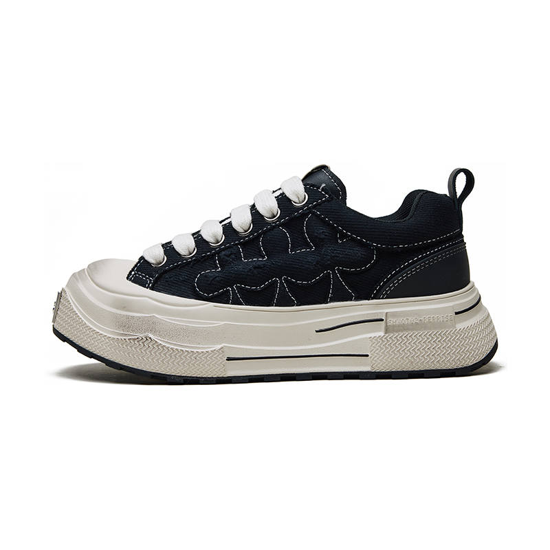 SHOOT BRAND Reprise Slip Resistant Abrasion Resistant Low top Canvas Shoes Unisex Black
