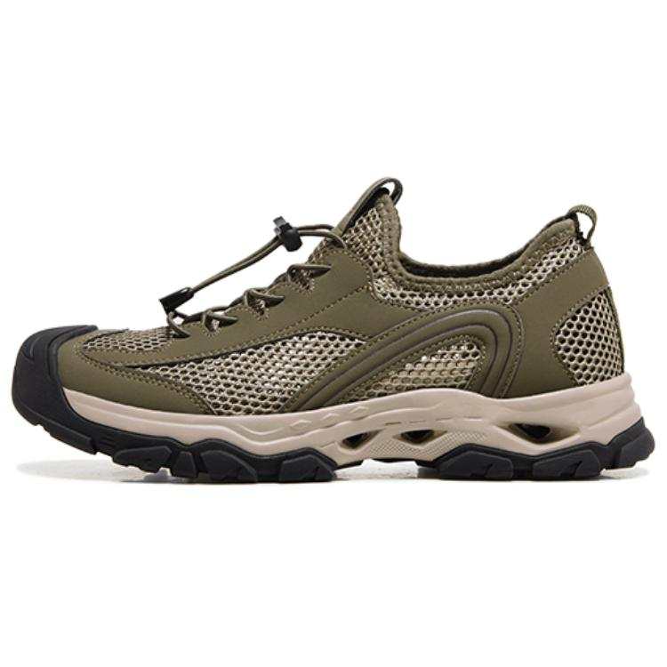 CAMEL Comfortable And Breathable Slip Resistant Abrasion Resistant Low top Hiking Shoes Men's Army Green