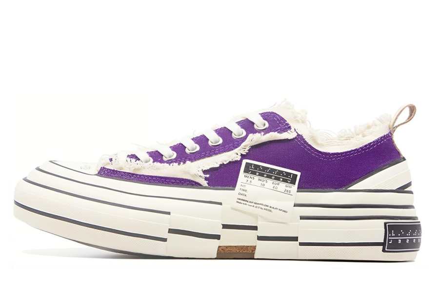 XVESSEL VESSEL G.O.P. Lows Low top Skateboard Shoes Unisex Purple