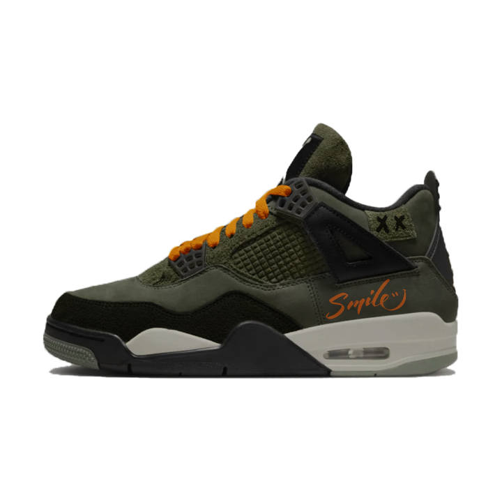 Jordan Jordan Air Jordan 4 'Olive' Jungle Crossing CNY Cushioning Slip Resistant Abrasion Resistant Mid top