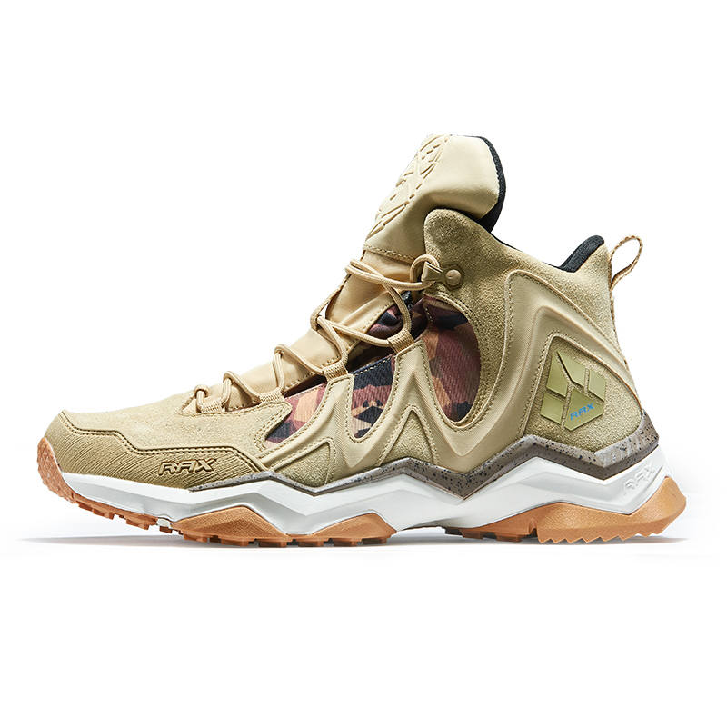 RAX RAX High top Outdoor Shoes Men's Light Khaki
