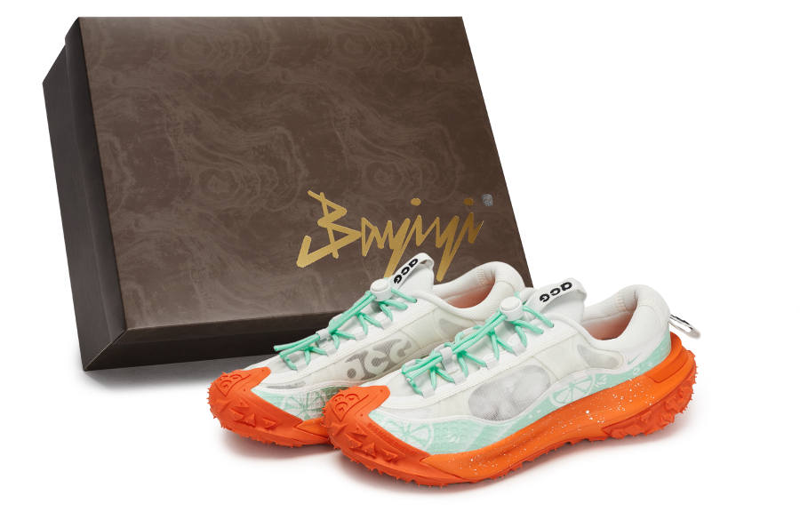 Nike Nike ACG Mountain Fly 2 Orange Soda Abrasion Resistant Abrasion Resistant Low top Mountaineering Shoes Men's