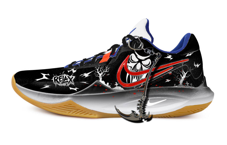 Nike Nike Precision 6 Dark Night Festival Fabric Slip Resistant Abrasion Resistant Low top Basketball Shoes Men's Black