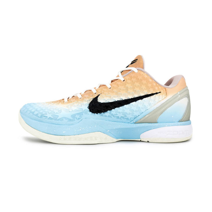 Nike Nike Zoom Kobe 6 'All Star 2.0' Cushioning, Wear Resistant Low top Basketball Shoes Unisex Orange Blue