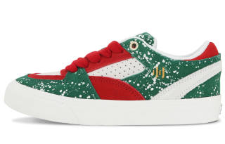 Ollieskate Bright Puffy Shoes Slip Resistant Abrasion Resistant Low top Skateboard Shoes Unisex Red Green Multicolor