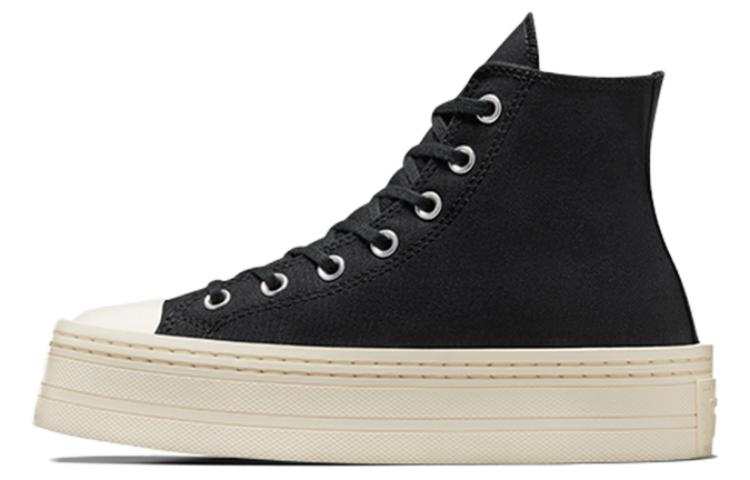 Converse Chuck Taylor All Star Modern Lift Platform Canvas 'Black Egret' Women's