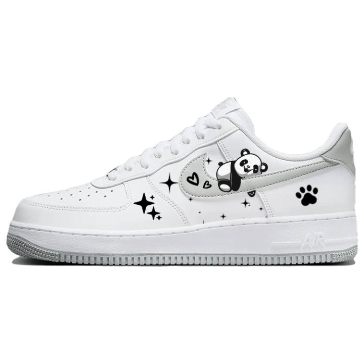 Nike Nike Air Force 1 Skateboard Shoes Men's Low Top Gray/White