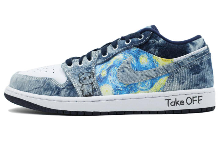 Jordan Jordan Air Jordan 1 Skateboard Shoes Men's Low Top White