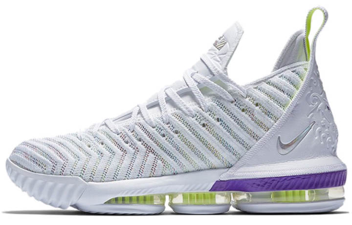 Nike Nike Lebron 16 James 16 Cushioning Slip Resistant Abrasion Resistant Coverage Mid top Basketball Shoes Men's