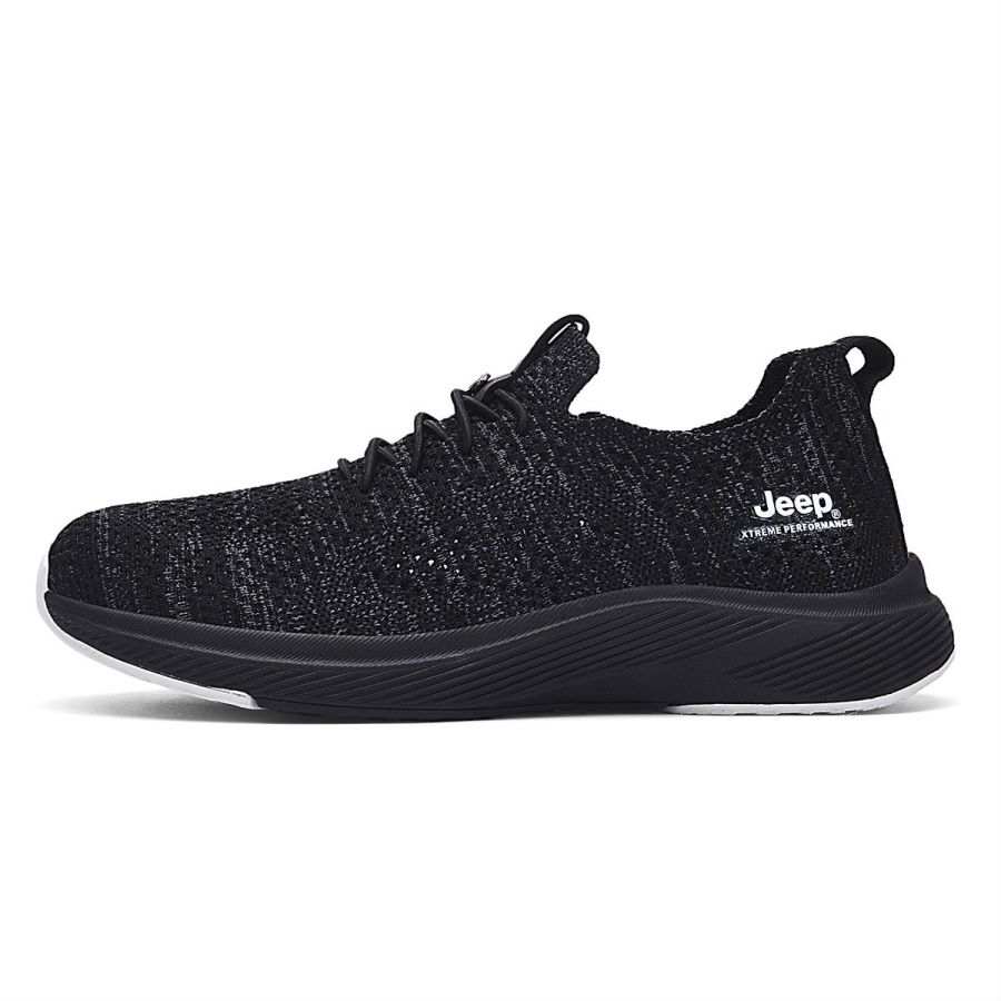 Jeep Low top Athletic Shoes Men's Black