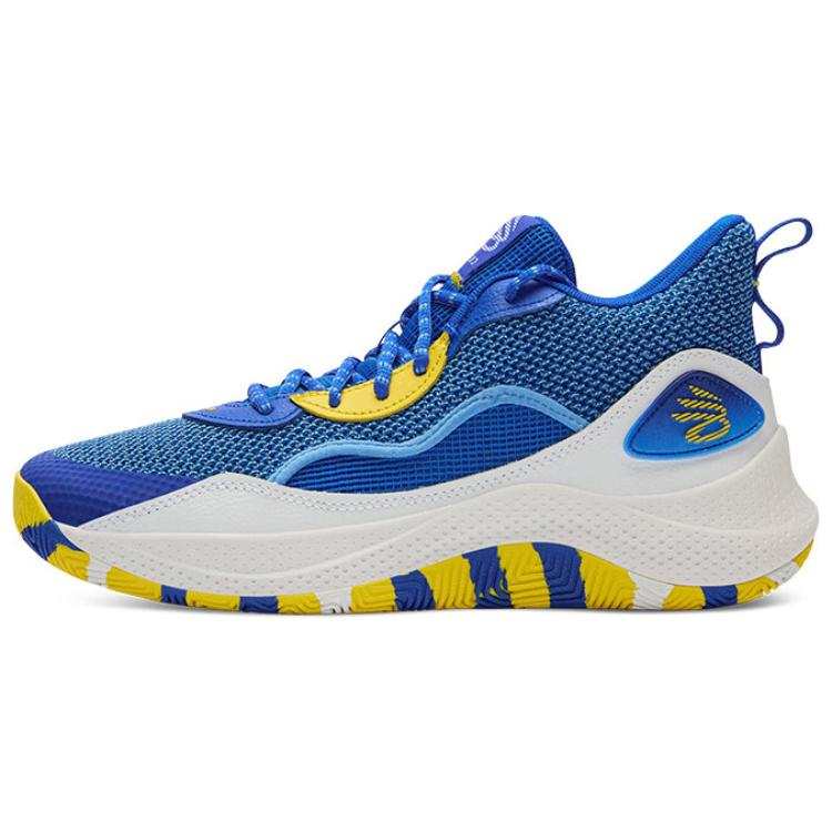 Under Armour Curry 3Z 24 Slip Resistant Abrasion Resistant Low top Basketball Shoes Unisex Blue