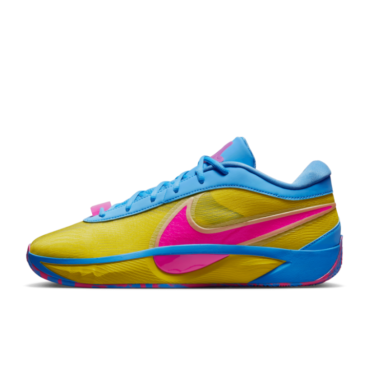 Nike Nike Giannis Freak 6 Low top Basketball Shoes Men's Yellow Pink Blue