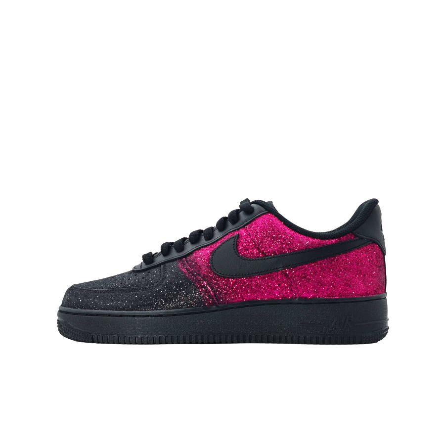 Nike Nike Air Force 1 Slip Resistant Abrasion Resistant Low top Skateboard Shoes Unisex Black
