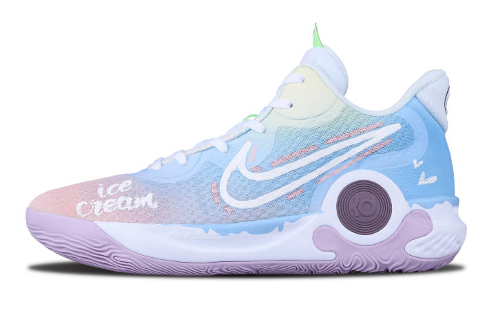 Nike Nike KD Trey 5 IX Dazzling Color Ice Cream Cushioning Slip Resistant Abrasion Resistant