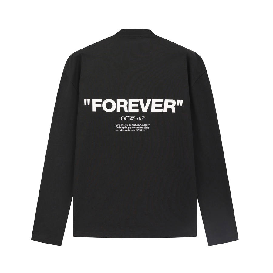 OFF-WHITE OFF WHITE Long Sleeved T Shirt Unisex Gift Box Set