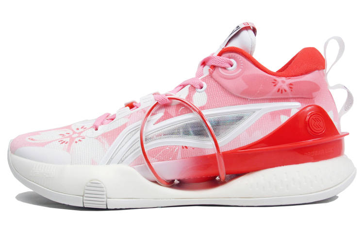 Li-Ning Li Ning Speed 8 Premium Cushioning Slip Resistant Abrasion Resistant Low top Basketball Shoes Men's Pink