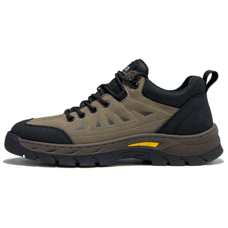 Jeep Abrasion Resistant Low top Mountaineering Shoes Men's Khaki