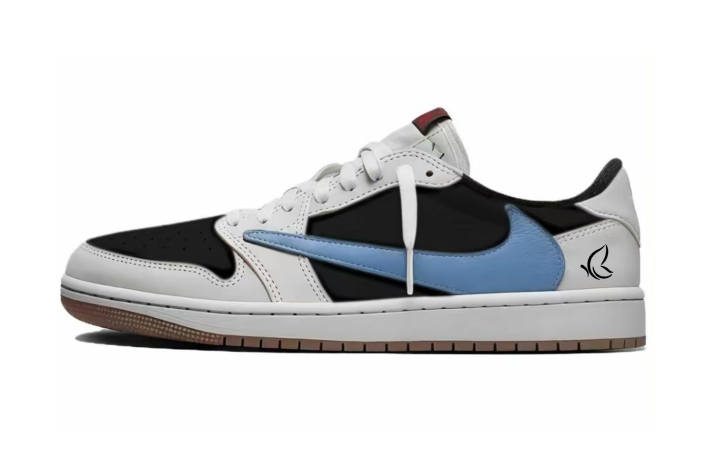 Jordan Travis Scott x Jordan Air Jordan 1 Travis Scott X AJ1 Low Collaboration White Blue