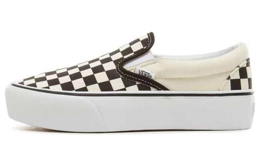 Vans Slip-On Classic Vans Platform 'Checker - Black White'