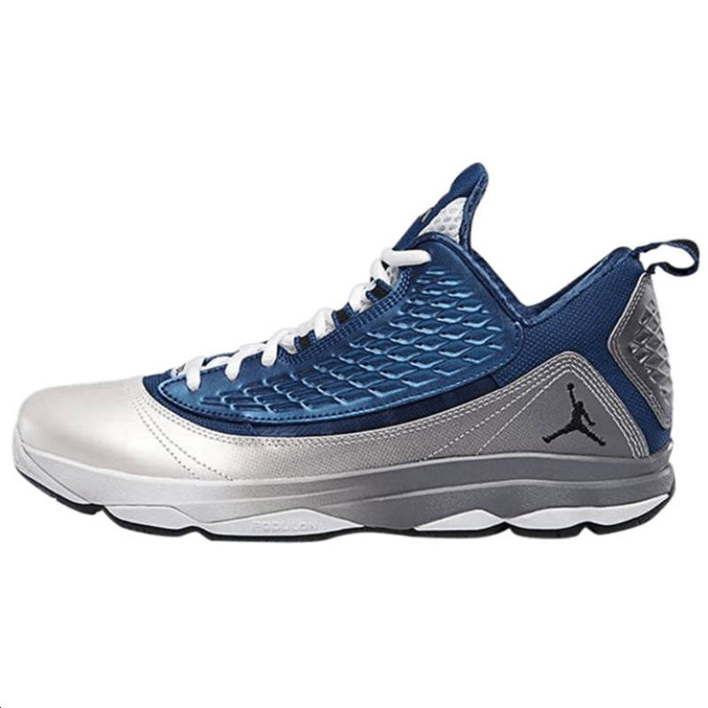 Jordan Jordan CP3.VI Slip Resistant Abrasion Resistant Low top Basketball Shoes Unisex Blue Gray