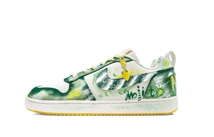 Nike Nike Court Borough Obsessed Mojito Abrasion Resistant Abrasion Resistant Low top Skateboard Shoes Men's Green
