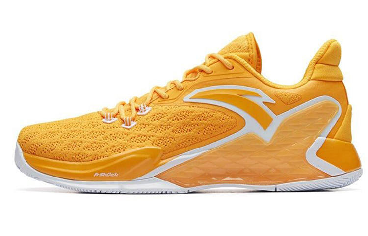 Anta RR5 Low top Basketball Shoes Men's Yellow White