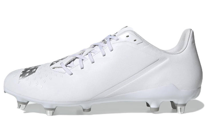 Adidas Adidas Malice SG Da Rugby Comfortable Abrasion Resistant Low top Training Shoes Men's White