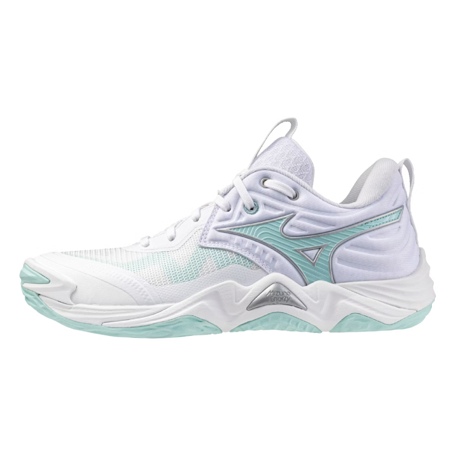 Mizuno WAVE MOMENTUM ELITE Low top Training Shoes Women's White Green